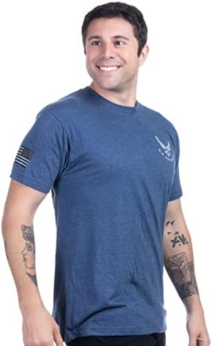 Военновъздушни сили на САЩ | Лицензирана Тениска на военновъздушните сили на САЩ, Военна Тениска-ВетеранВВС на САЩ за Мъже