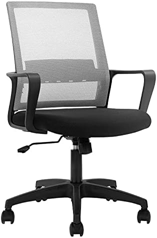 Офис стол с Ергономичен Работно Бюро Работно Стол Сетчатое Компютърен стол Със Средна облегалка Сетчатое Въртящо
