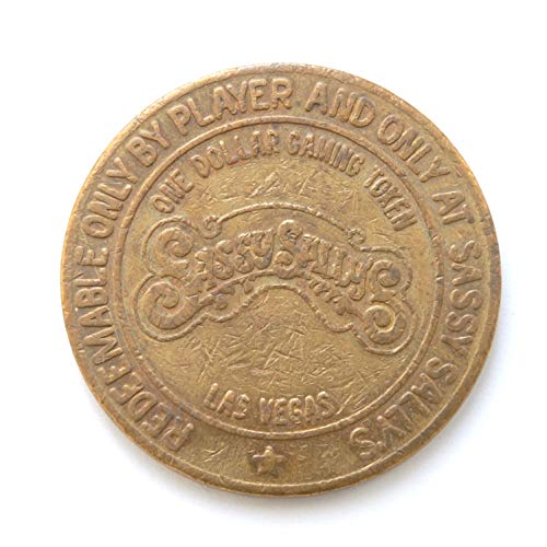 1987 Година - Монета-символичен Казино Нахальной Сали на стойност един долар, Лас Вегас, Невада (да не се ползва дизайн),