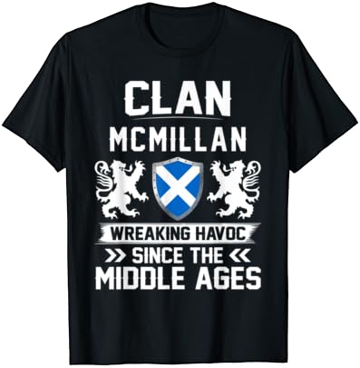 Клан MACMILLAN шотландската семейство шотландия ден на майката Тениска за бащи