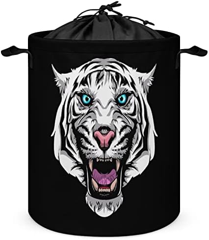 Кошница за дрехи Wildcat White Tiger с Цип за Обувки, Чанти за Съхранение на Бельо Кошница за Домашни Пътуване