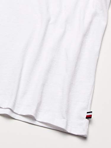 Тениска Tommy Hilfiger за момичета с къс ръкав и Откидывающимся воротом в пайетках