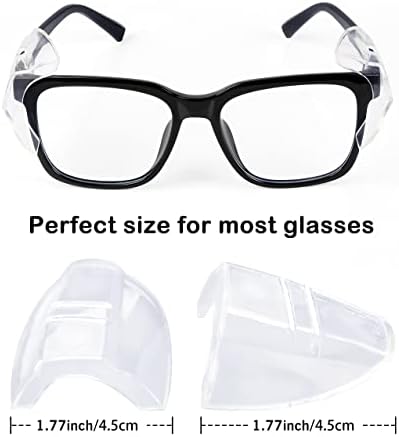 Странични щитове за защитни очила, Странични щитове, с диаметър 17 мм за предписване на очила, лесно се поставят