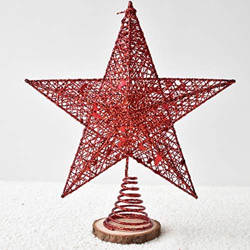 Acronde 10 Коледна Елха Topper Звезда на върха на Дървото Звезда Коледно Дърво за Украса За партита На Закрито