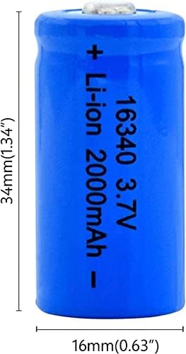 SERRIA 16340 Литиева батерия 3-7 През 2000 mah Литиево-Йонна Батерия cr123a lithium Cr17345 K123A Vl123A Dl123A 5018Lc,