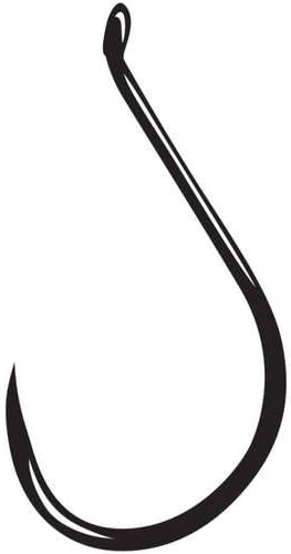 Кука за октопод Gamakatsu, без пръчки-Пакет от 25 броя (черен, 2 броя)