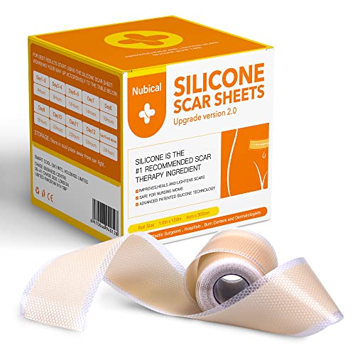 Медицински силикон Листове за белези, Ролка Дишаща силиконовата лента за Белези, Ленти, Помощ, Превръзка - Силиконови
