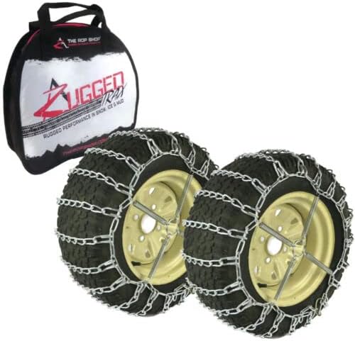 Чифт вериги за гуми РОП Shop | 2 връзка за улеснение на 16x7,5x8 / типът на Предните гуми 24x9,5x12 на задните косачки за