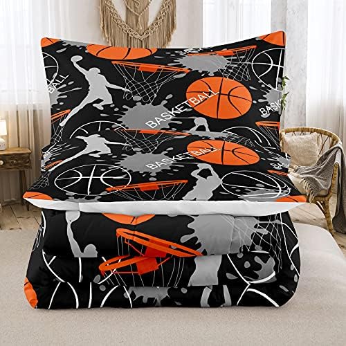 Бодхи, 3D Баскетболното Спортно Одеяло, Геймерский Комплект Спално бельо за момчета-тийнейджъри, Детски Комплект Спално