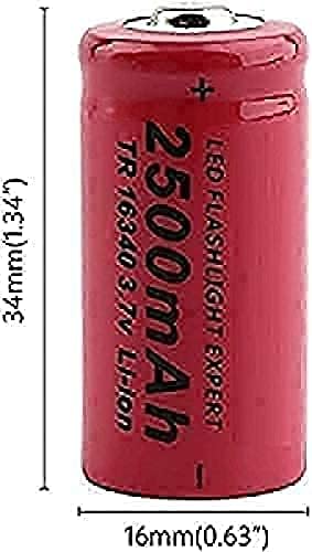 SOENS 16340 3,7 2500 mah Литиева Батерия Литиево-Йонна Елемент за Vl123A Dl123A 5018Lc cr123a lithium Cr17345 K123A,