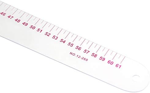 Измервателна Линия за Шиене Estink, 21,5 х 21,5 х 4 см, Пластмасова Линия за Шиене във формата на буквата L,