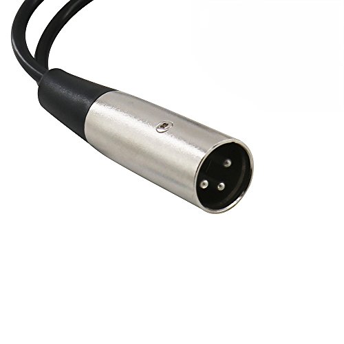 Кабел-сплитер Йънг Qee XLR с дължина 1 метър, 3-пинов XLR Конектор за свързване на микрофони с два конектори