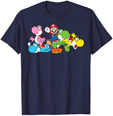 Тениска на Супер Марио Yoshi Ride Group с Мэшапом