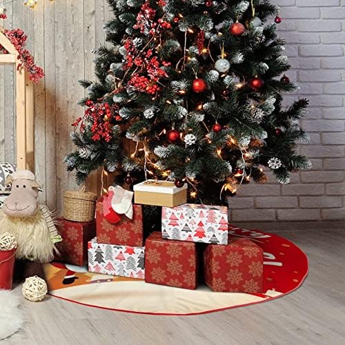 Коледно Дърво Пола на Дядо Коледа Коледна Елха Мат Празнична Украса за дома 30 × 30