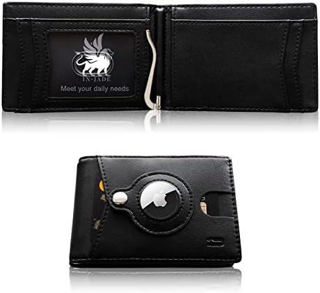 Airtag Wallet - Мъжки портфейли - това е мъжки rfid-портфейл със закопчалка за пари, съвместим с Apple air tag wallet, изработен