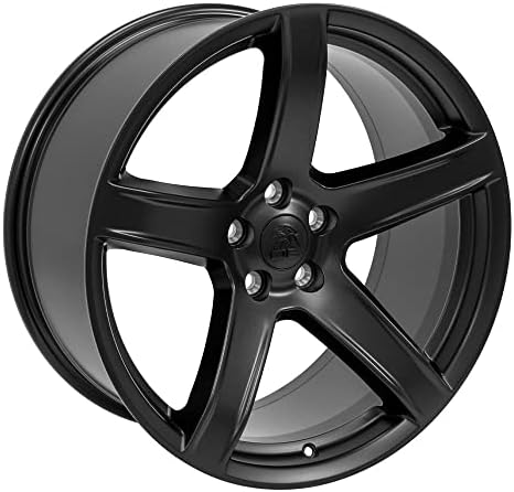 OE Колела LLC 20-инчови Джанти Подходящи за Dodge Challenger SRT Wheel DG22 20x9,5 Сатиновый Черно Wheel Холандер
