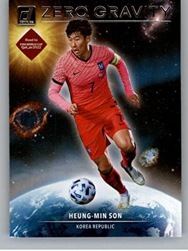 2021-22 Donruss Road to Qatar Zero Gravity Soccer 8 Хын Мин Сън, Република Корея Официалната търговска картичка