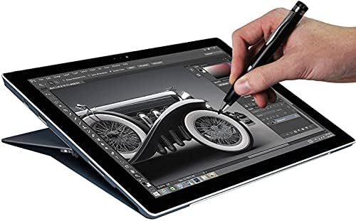 Активен цифров стилус Broonel Silver Fine Point - е Съвместим с 14-инчов хазартни лаптоп Acer Predator Triton 300