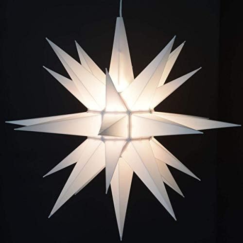 Светлината на верандата на Моравската на Адвент и Коледната Звезда