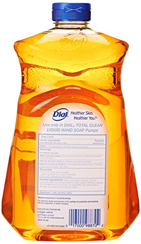 Антибактериален Течен сапун Dial Gold с Хидратиращ крем, Флакон-помпа на 7,5 Мл + Зареждане на 52 Грама