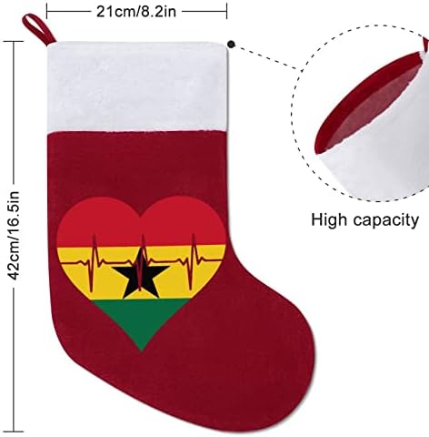 Любовта Гана Сърцебиене Коледни Чорапи, Коледни Чорапи Торбичка Къщата На Семейство Коледен Декор