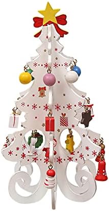 Украса за вашия телефон Коледна елха Дървена Коледно Дърво, Коледна Елха Декор на масата Забавни игри на Декорация за
