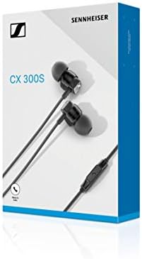 Ушите на Sennheiser CX 300S с Однокнопочным интелектуален дистанционно управление - Черен