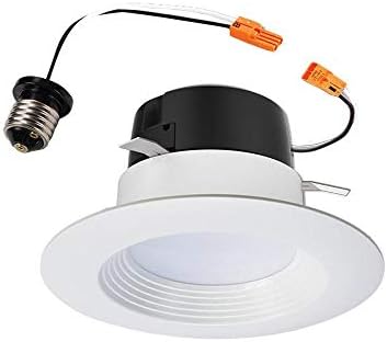 Halo 4-инчов-вградени led лампа Can – Лампа за обновяване на тавана и душ – 5000 К - Бяло покритие с преграда - 1