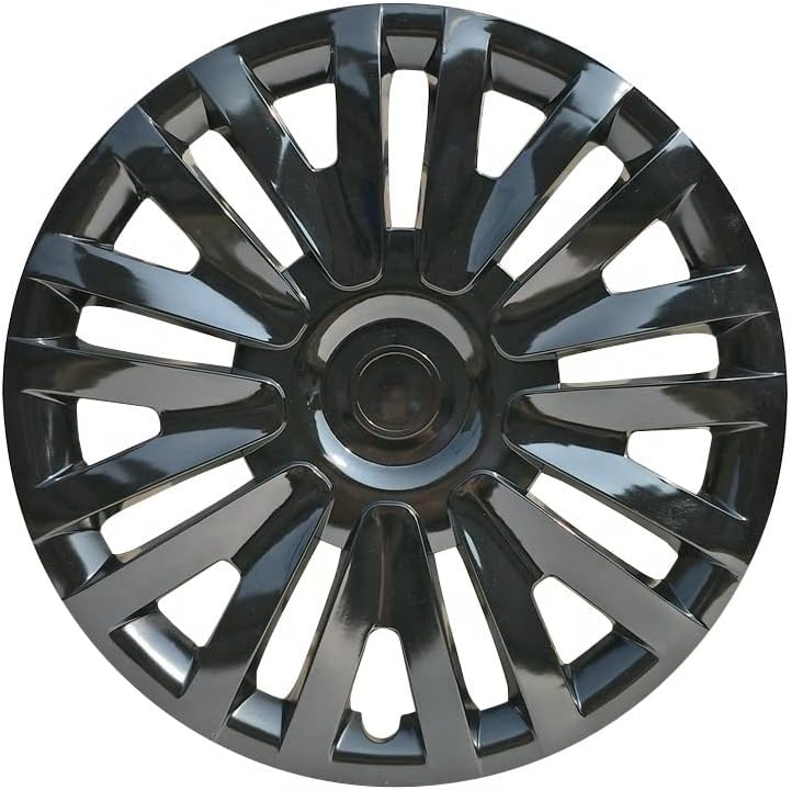Комплект Copri от 4-Колесни накладки 15-Инчов Черен на цвят, с защелкивающимся капак, Подходящи за Audi