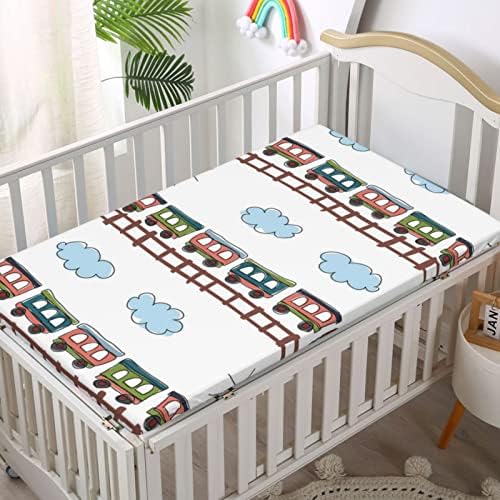 Кухненски Кърпи за бебешко креватче, Портативни мини-Чаршафи за легла с Меки и дишащи Кърпи - Отлични за стая на момче