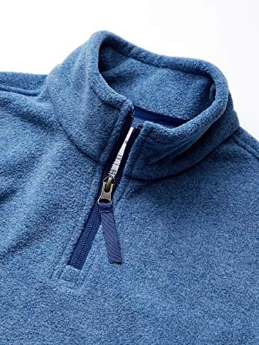 Руното яке-пуловер с цип на една четвърт от мълния Essentials за момчета и бебета