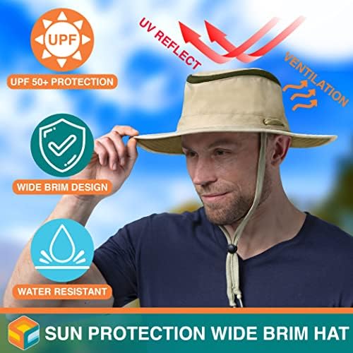 Солнцезащитная Шапка SUN CUBE за Мъже, Дамска Шапка за Сафари С широка Периферия, Туристическа Шапка С Защита