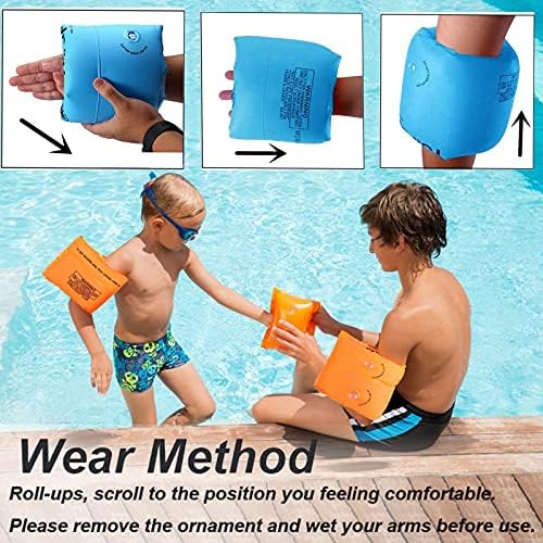 Плувни Плувки за ръце от 2 предмети, за децата - Надуваем Ленти За плуване, Пръстени за водни Крила за възрастни и Деца -