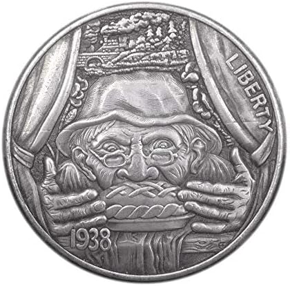 Щампована Монета 1938 г. American Pie Крадецът Creative Wanderer Монета Айде Парична Колекция 178Coin Collection