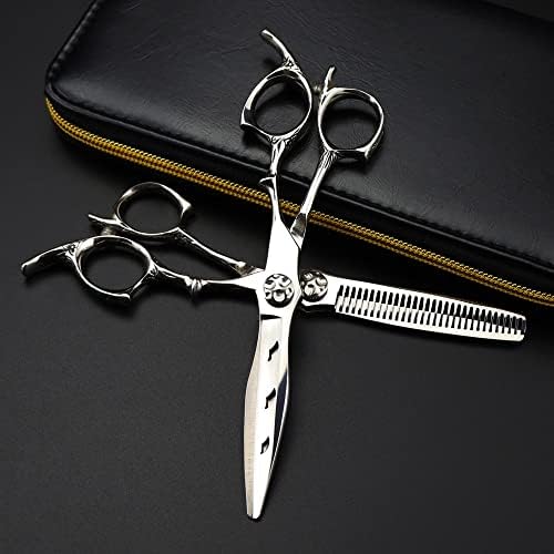 Ножица за подстригване на коса, 6 инча Япония 440c Престижна ножица за подстригване на коса фризьорски ножици за филировки