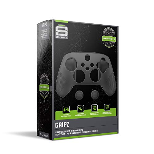 Комплект накладки за контролер Surge Gripz и ръкохватка за палеца за контролера на Xbox X series | S, Повишен Комфорт,