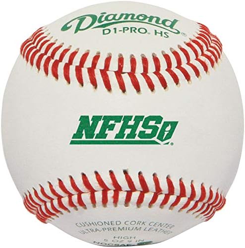 Кожени бейзболни топки Diamond Професионална лига Nfhs с 12 топки В опаковка