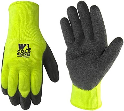Мъжки работни ръкавици Hi Elbi за студено време, Тежък Трикотажная обвивка, с Латексово покритие, Големи размери (Wells Lamont