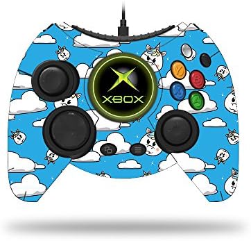 Кожата MightySkins е Съвместим с контролера на Microsoft Xbox One Hyperkin Дюк - Unicorn Clouds | Защитен, здрав