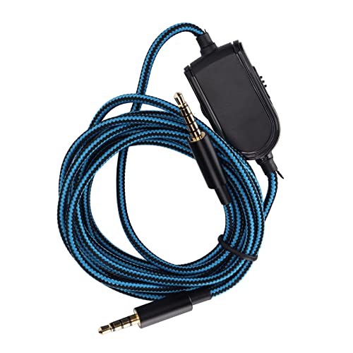Разменени на кабел за слушалки Astro A10 A30 A40 A50, Удължител за гейминг слушалки, контрол на звука и функция за изключване