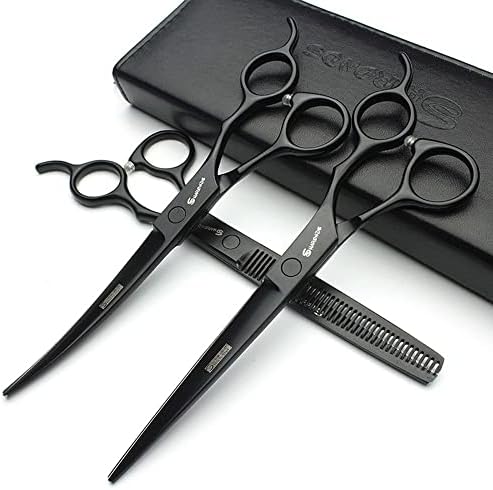 SHARONDS Професионални Фризьорски ножици от неръждаема Стомана, 7.0 инча, Ножици За филировки коса, вариант на Фризьорски