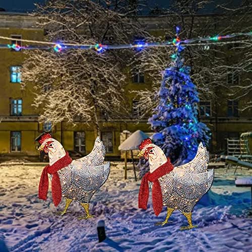 Празничен Пиле Акрилни Коледна Лампа на Открито С Led Украса Коледна Украса Украса Атмосфера 0 теми