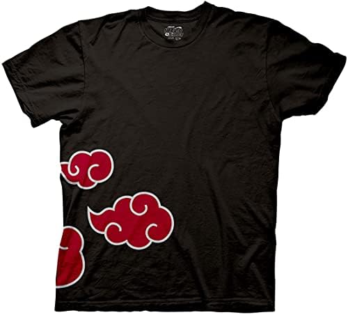 Мъжка тениска с къс ръкав Ripple Junction Наруто Ураганни с логото на студио психоанализа Clouds & Anti-Leaf Отпред и отзад