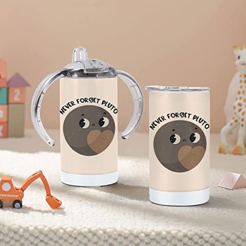 Никога не забравяйте Pluto Sippy Cup - Мультяшная Детска Sippy-Чаша - Космическа Sippy-чаша