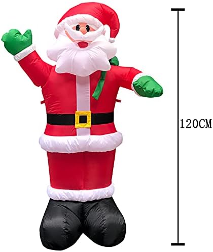 Дядо Надуваеми Украшения Открит Коледа Дядо Коледа огромни Бижута Надуваем Декор Забавен Надуваем Въздух на Открито Коледа