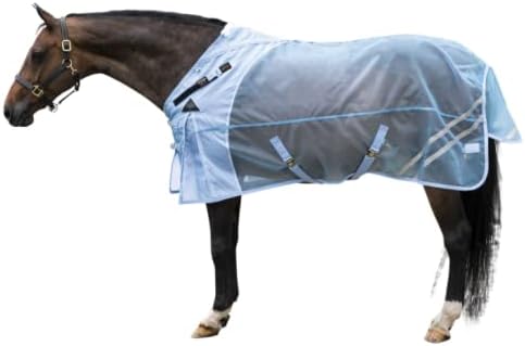 Чаршаф от защитна мрежа Schneiders за коне - Покривалото е с отворена предна повърхност - 60% защита от uv - Издръжлив