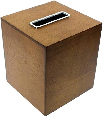 Кутия за салфетки Gedy Papiro от дърво, кафяв