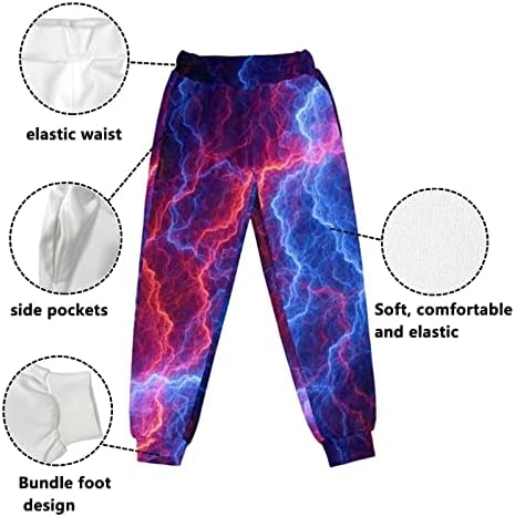 Aoopistc Спортни панталони с дизайн за децата, за момчета и Момичета от 4 до 15 години, Детски Спортни Облекла