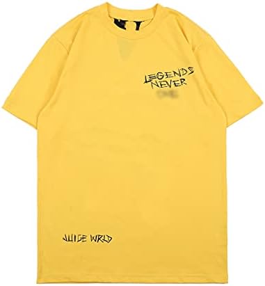 Мъжка Риза с Надпис Big V, Ретро Принт Рапър Демон, Графични Тениска, Памучен Тениска с кръгло Деколте и Къс Ръкав S
