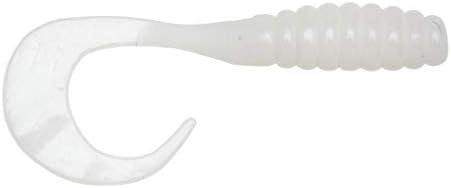 Воблер за улов на костур YUM Ribbontail Grub Къдрава-Tail Swim-Баит, дължина 3 инча 15 броя в пакет